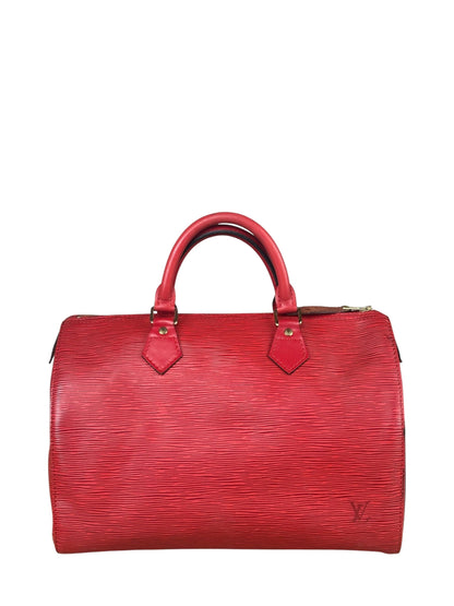 Louis Vuitton Red Epi Leather Speedy 30