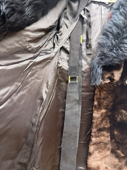 Vintage Sprung Freres Brown Fur Long Coat