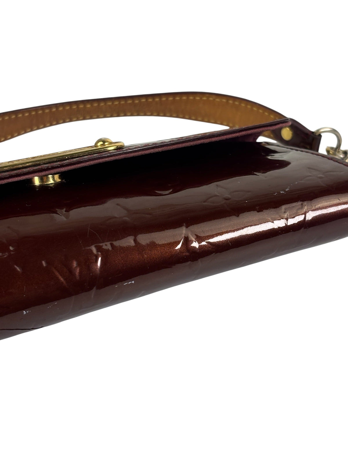 Louis Vuitton Burgundy Monogram Vernis Sunset Boulevard Shoulder Bag