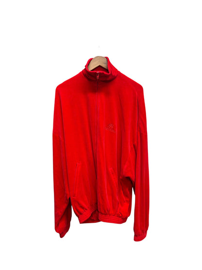 Balenciaga Red Zippy Oversized Jacket