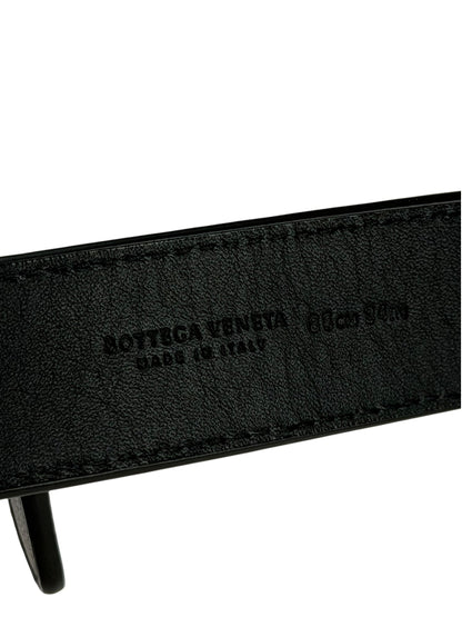 Bottega Veneta Black/Pink Intrecciato Round Around Belt Bag
