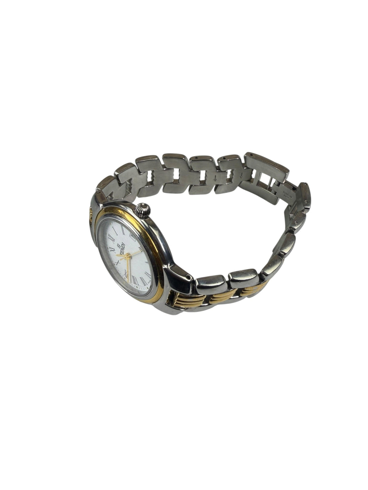 Fendi 2tone White Roman Numeral Dial