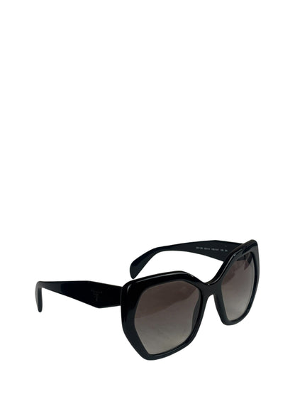 Prada Black Acetate Oversized Sunglasses