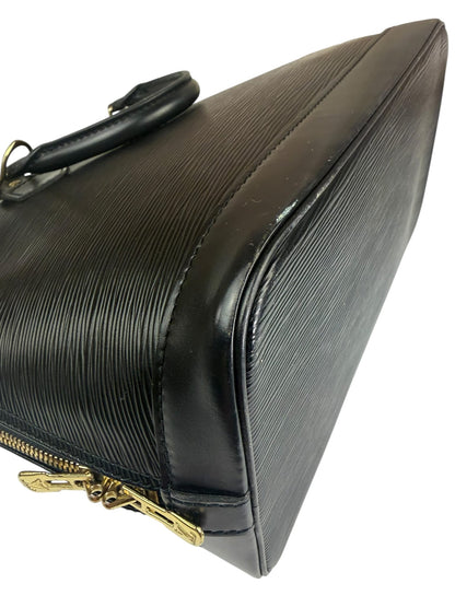 Louis Vuitton Black Epi Leather Alma Handbag PM