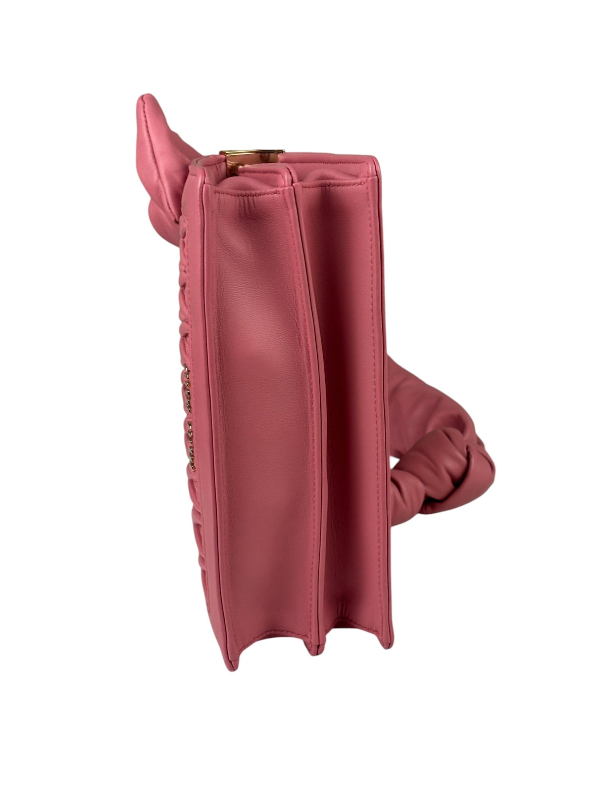 Miu Miu Pink Confidential Nappa Matelassè Leather Shoulder Bag