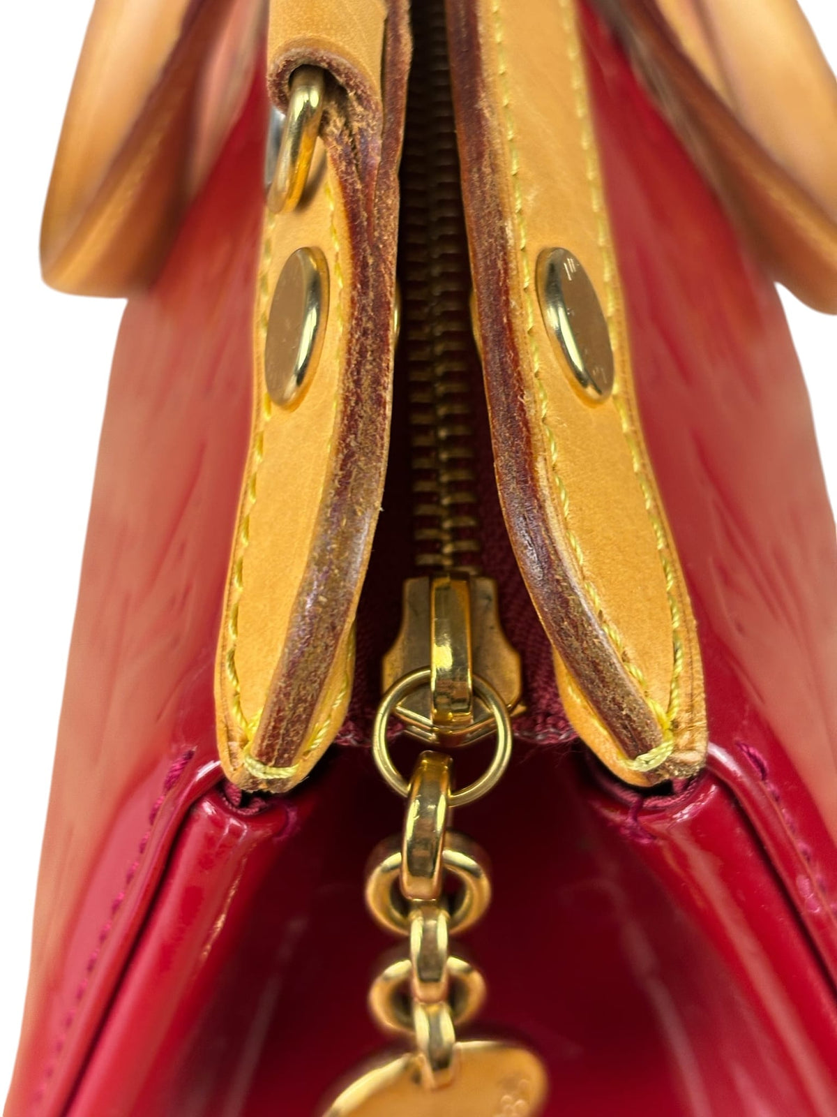 Louis Vuitton Red Vernis Brea Two-Way Bag PM
