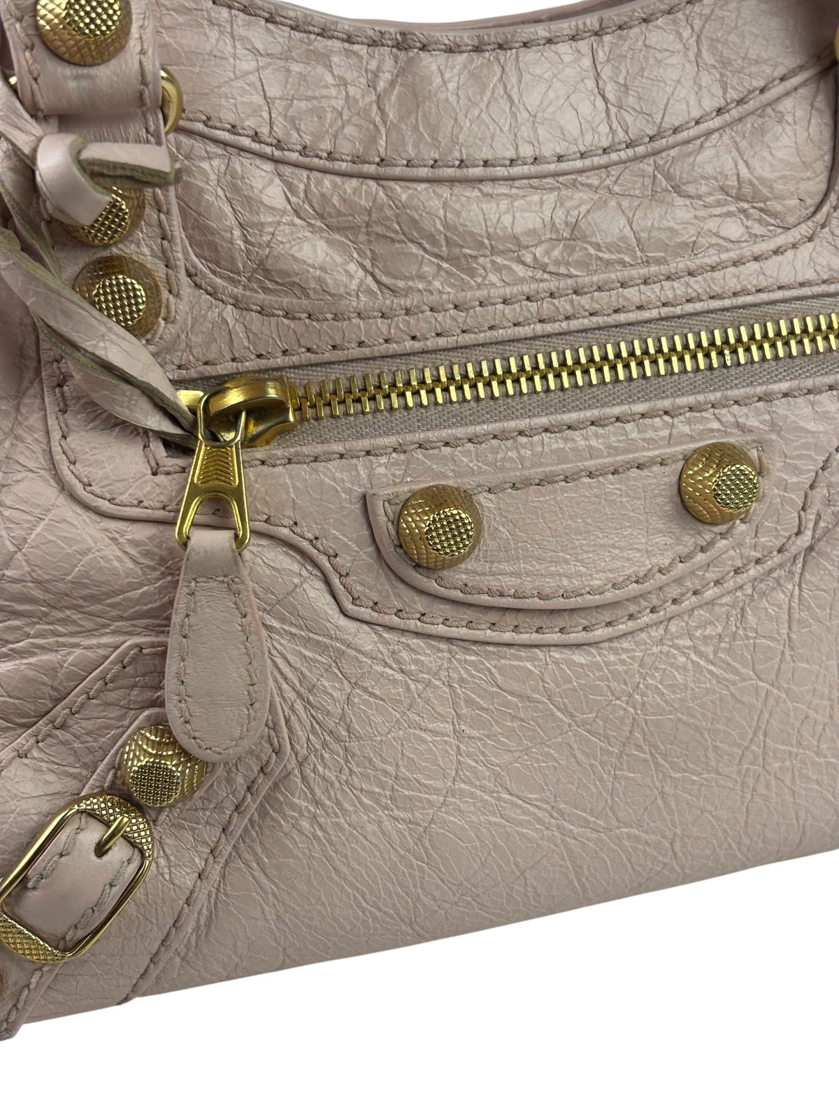 Balenciaga Pink Leather Le City Two-Way Bag
