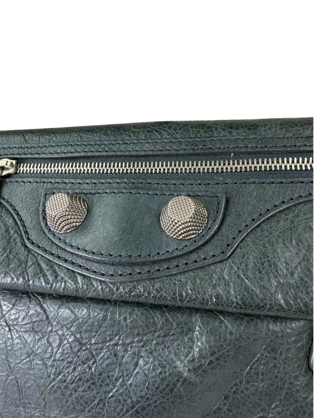 Balenciaga Grey Lambskin Giant Envelope Clutch