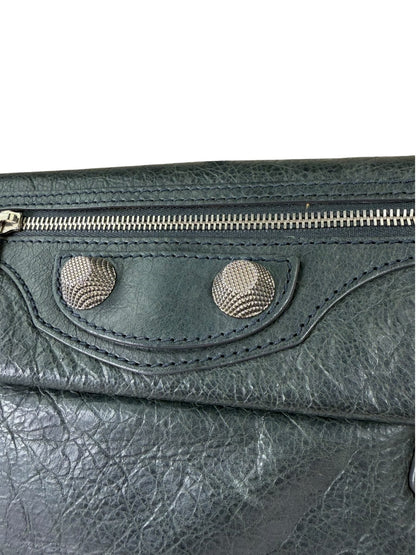 Balenciaga Grey Lambskin Giant Envelope Clutch