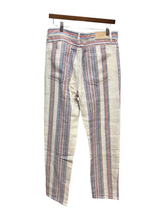 Chloe Multi-Colored Horizontal Striped Bottoms