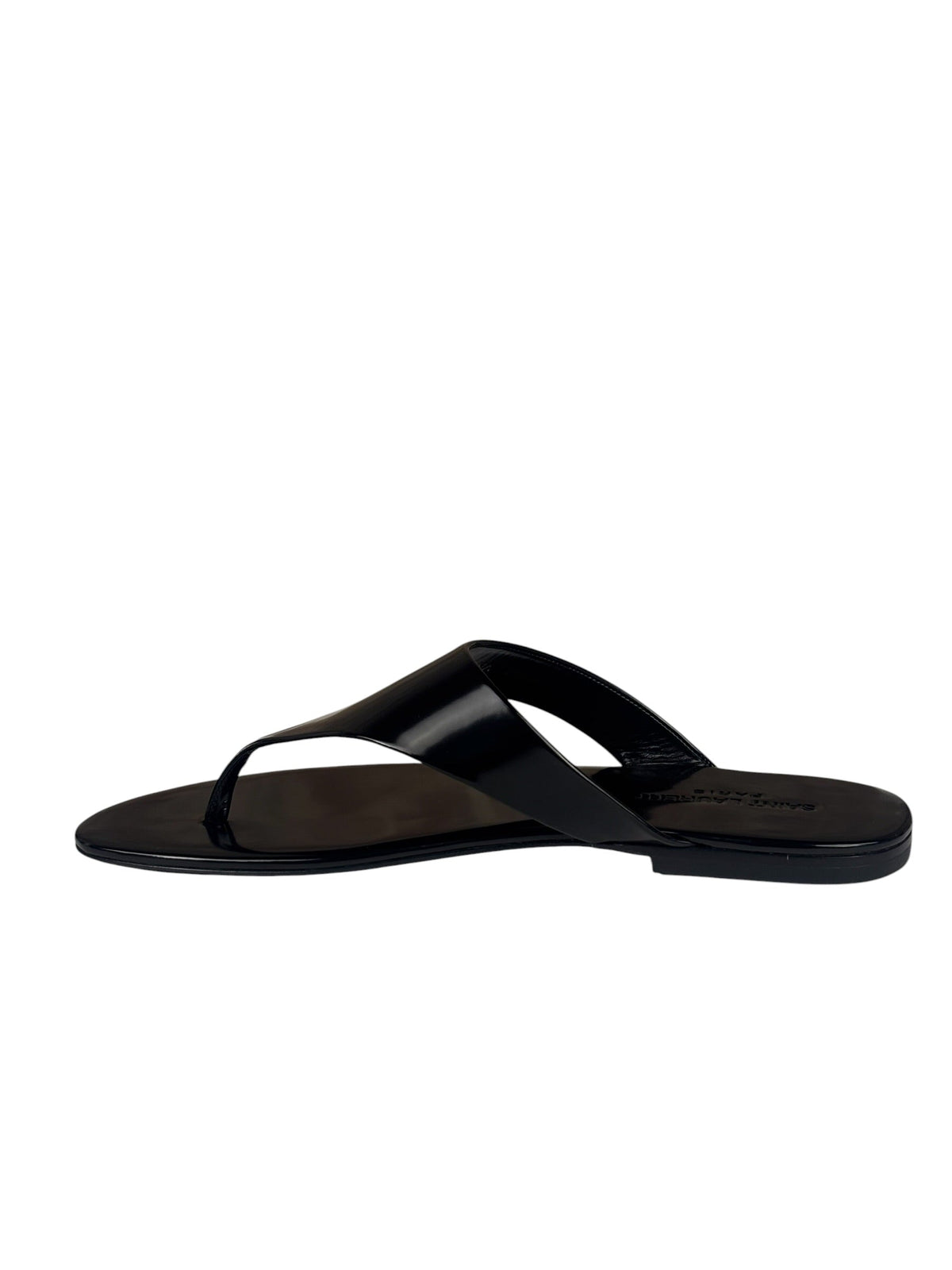 Saint Laurent Black Vitello Marilyn Sandals