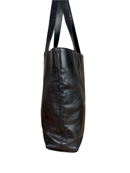 Chanel Black Lambskin CC Swirl Pattern Tote 2000