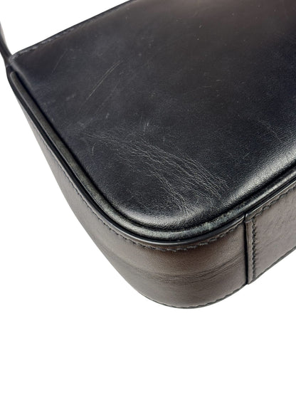 Yves Saint Laurent Black Leather Mini Le 5 À 7 Hobo Bag