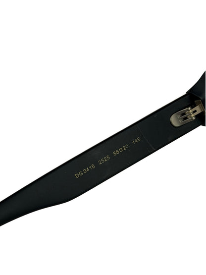 Dolce & Gabbana Matte Black Reading Eyeglasses DG 3415