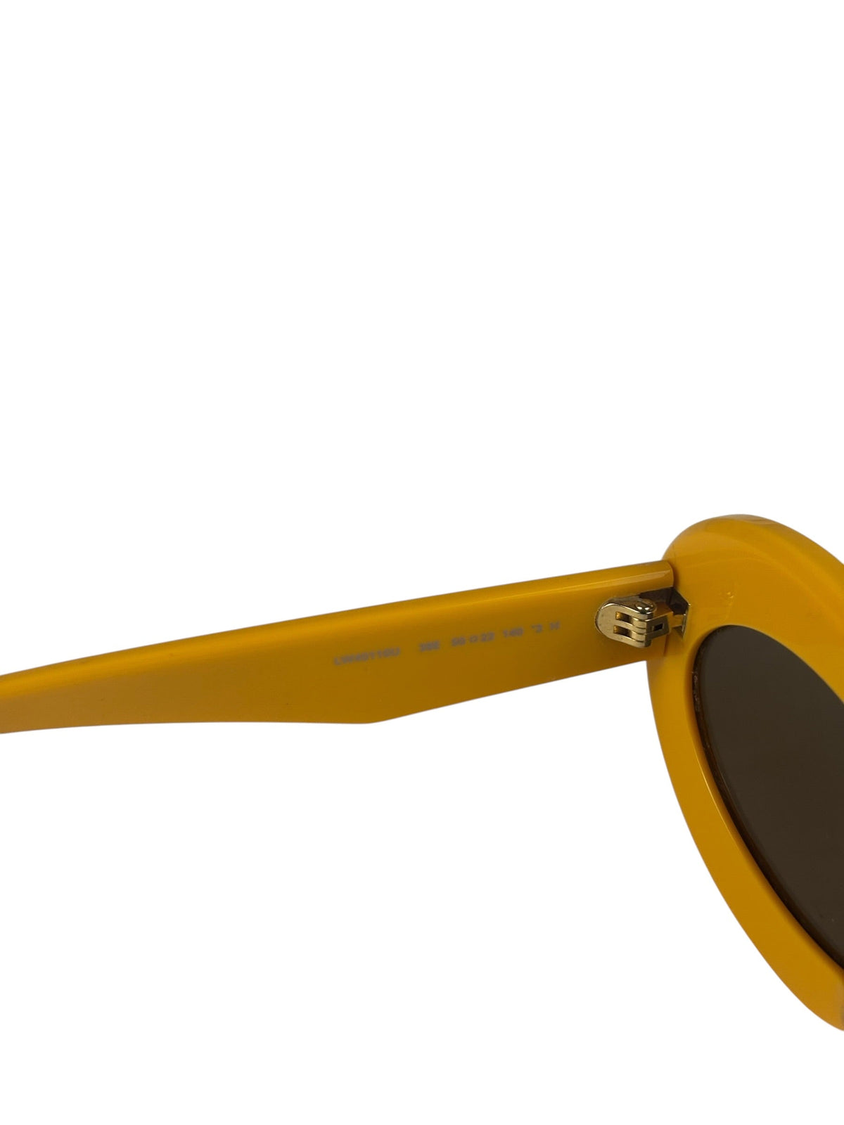 Loewe Glossy Yellow Paula's Ibiza Oval Sunglasses LW40110U
