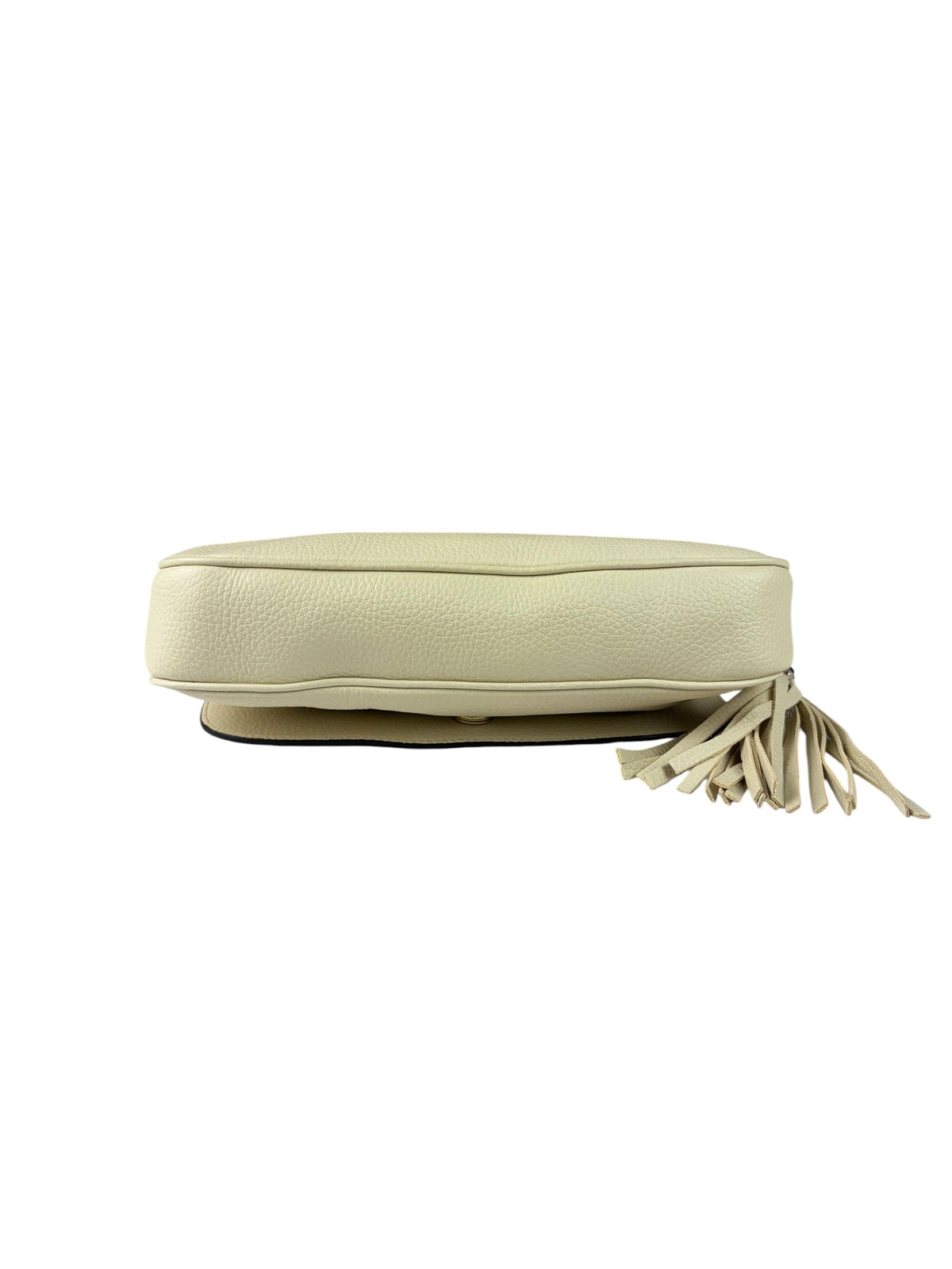 Gucci Soho Chain Flap Shoulder Bag White