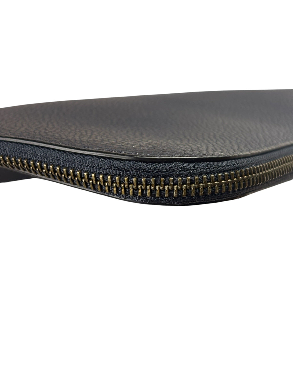 Coach Navy Pebbled Leather Laptop Case