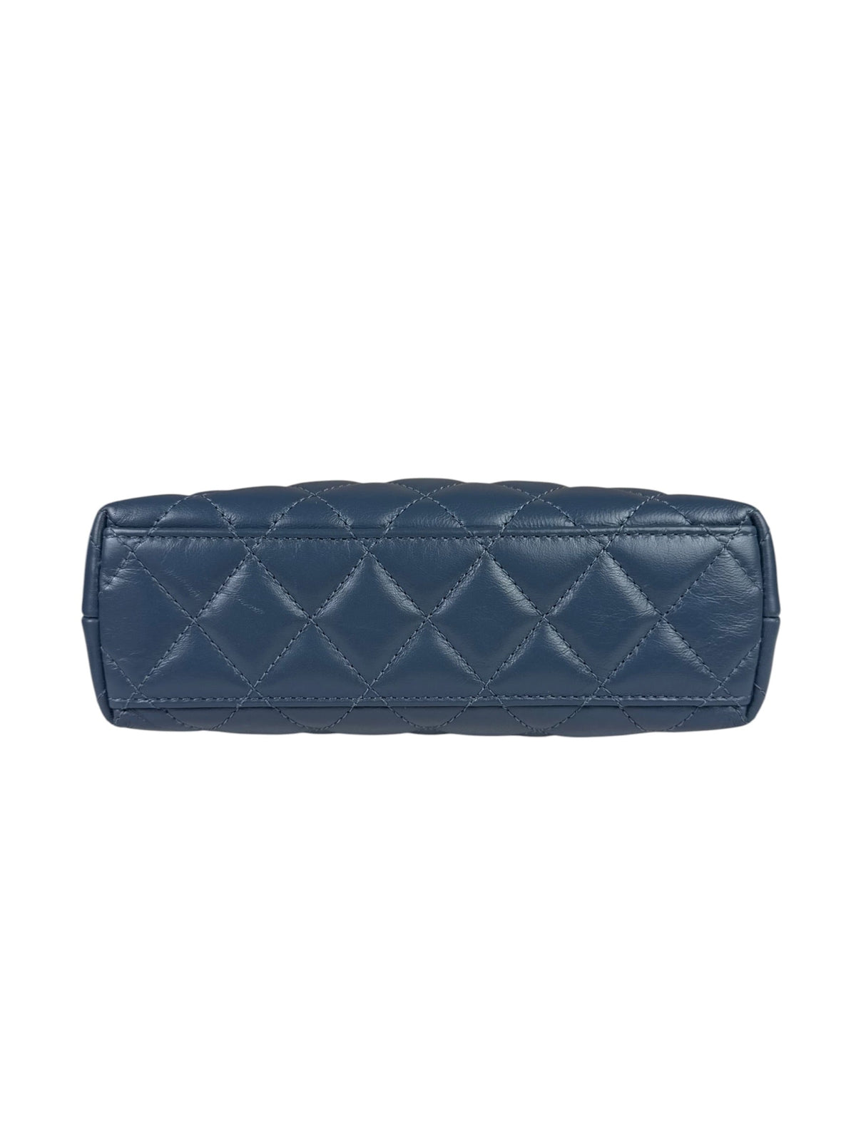Chanel Blue Quilted Calfskin Nano Kelly Shopper Two-Way Bag 2023