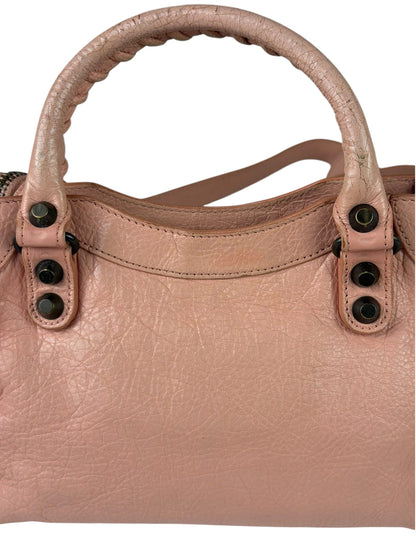 Balenciaga Rose Peach Le City Two-Way Bag