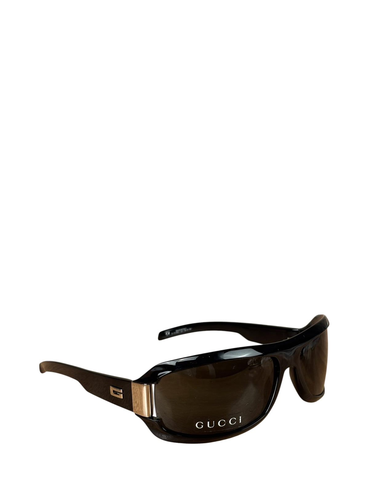 Gucci Black GG.15.1/N/S Black Injection-Frame Shield Sunglasses
