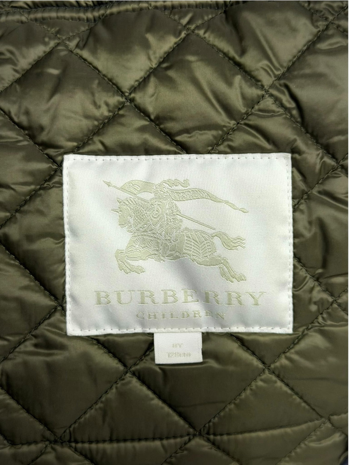 Burberry Kids Camo Quilted Puffer Jacket