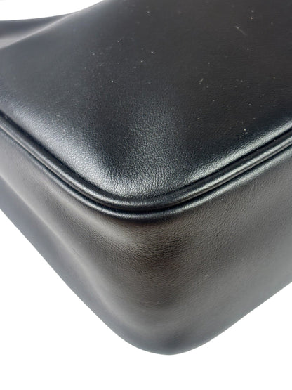 Prada Black Saffiano Leather Re-Edition Two-Way Bag