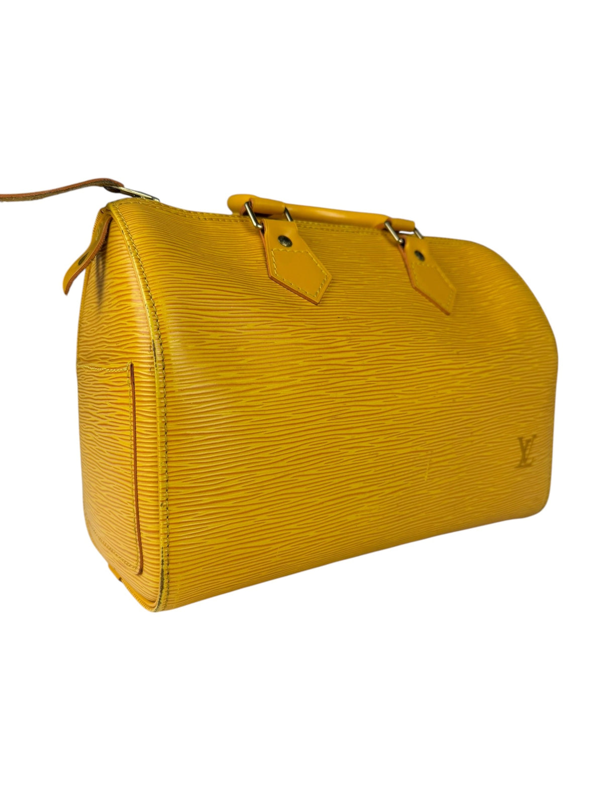 Louis Vuitton Yellow Epi Leather Speedy 25