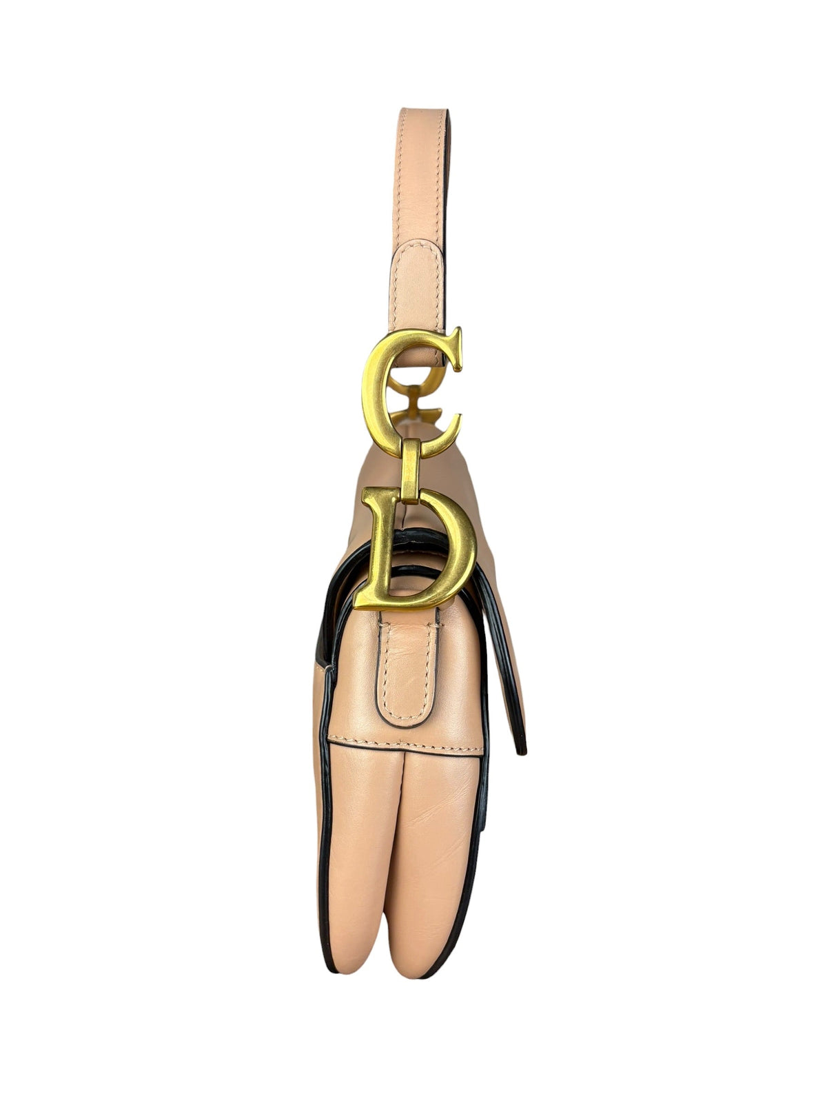 Christian Dior Blush Pink Mini Saddle Bag
