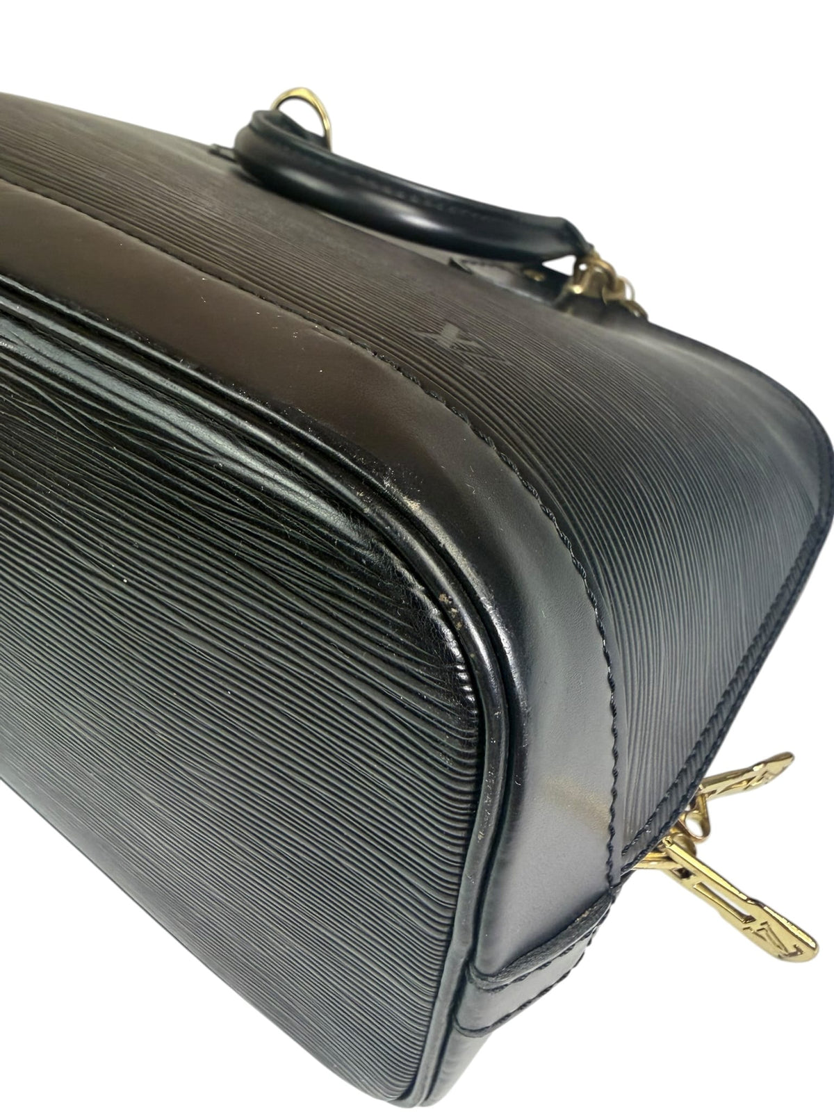 Louis Vuitton Black Epi Leather Alma Handbag PM