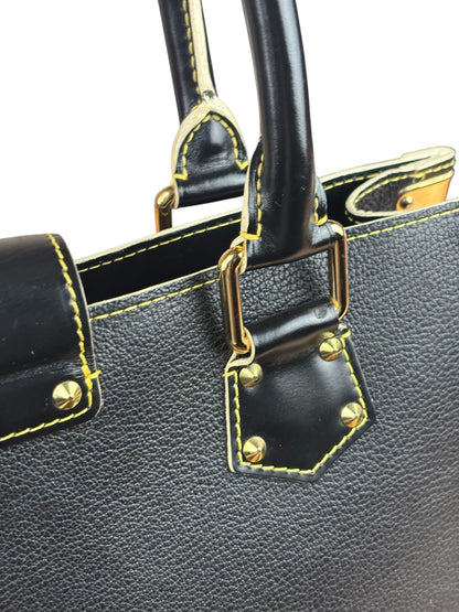 Louis Vuitton Black Goatskin Suhali Le Fabuleux Shoulder Bag