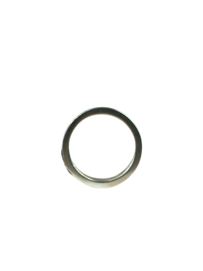 Gucci SS Silver & Turquoise Enamel Band Ring