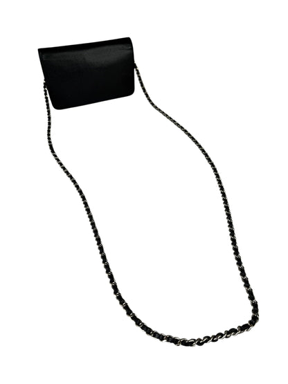 Chanel Black Caviar Flap Wallet On Chain 2013