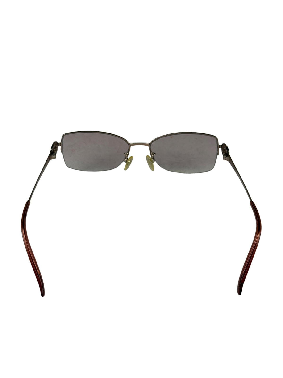 Gucci GG Rose Pink Tint Semi-Rimless Eyeglasses
