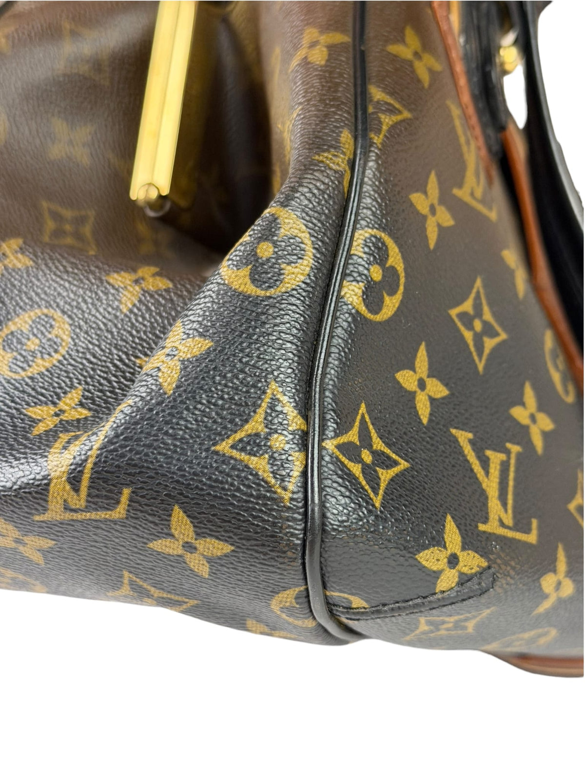 Louis Vuitton Limited Edition Brown/Black  Monogram Mirage Griet Handbag