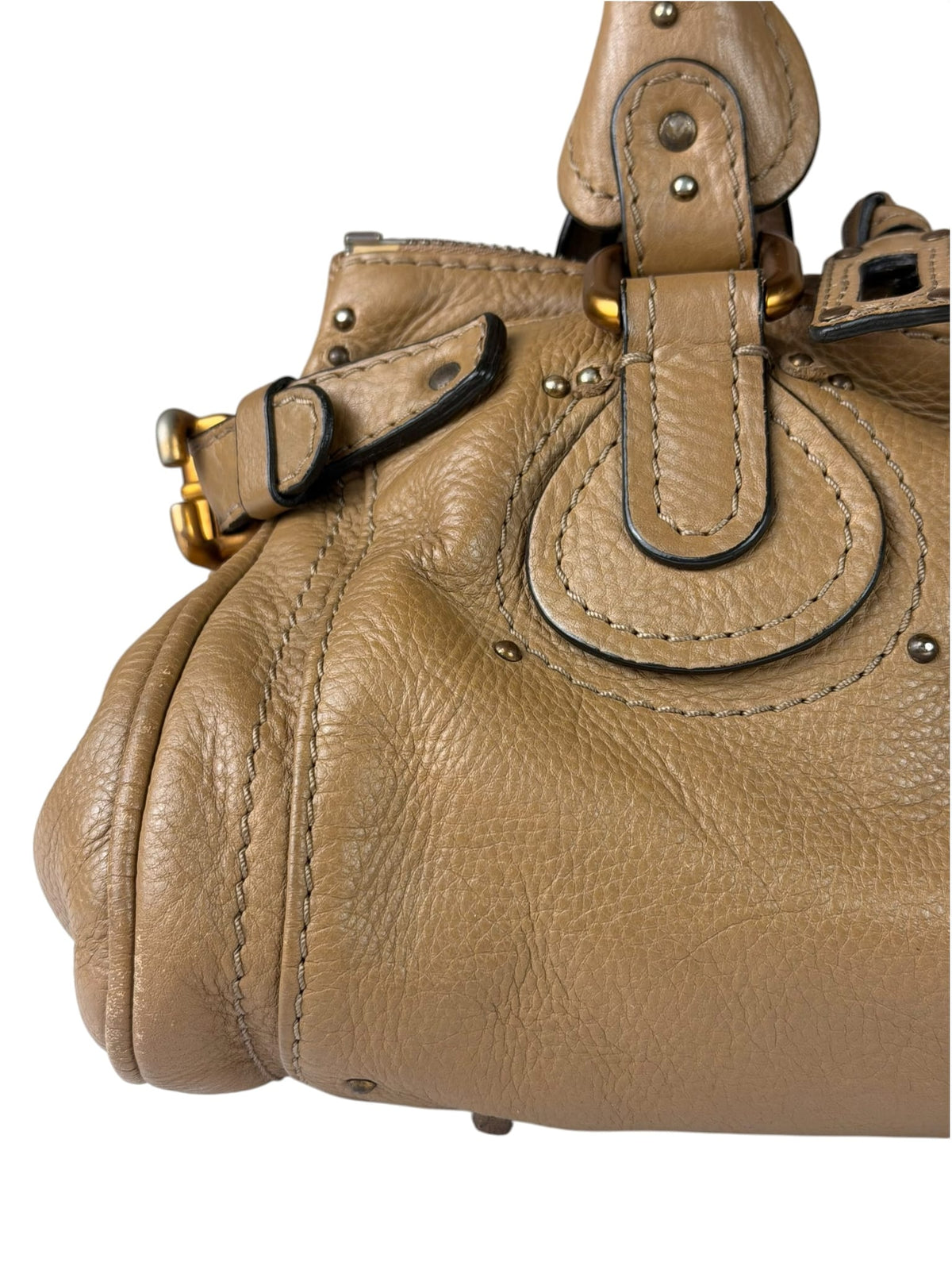 Chloe Brown Leather Paddington Shoulder Bag