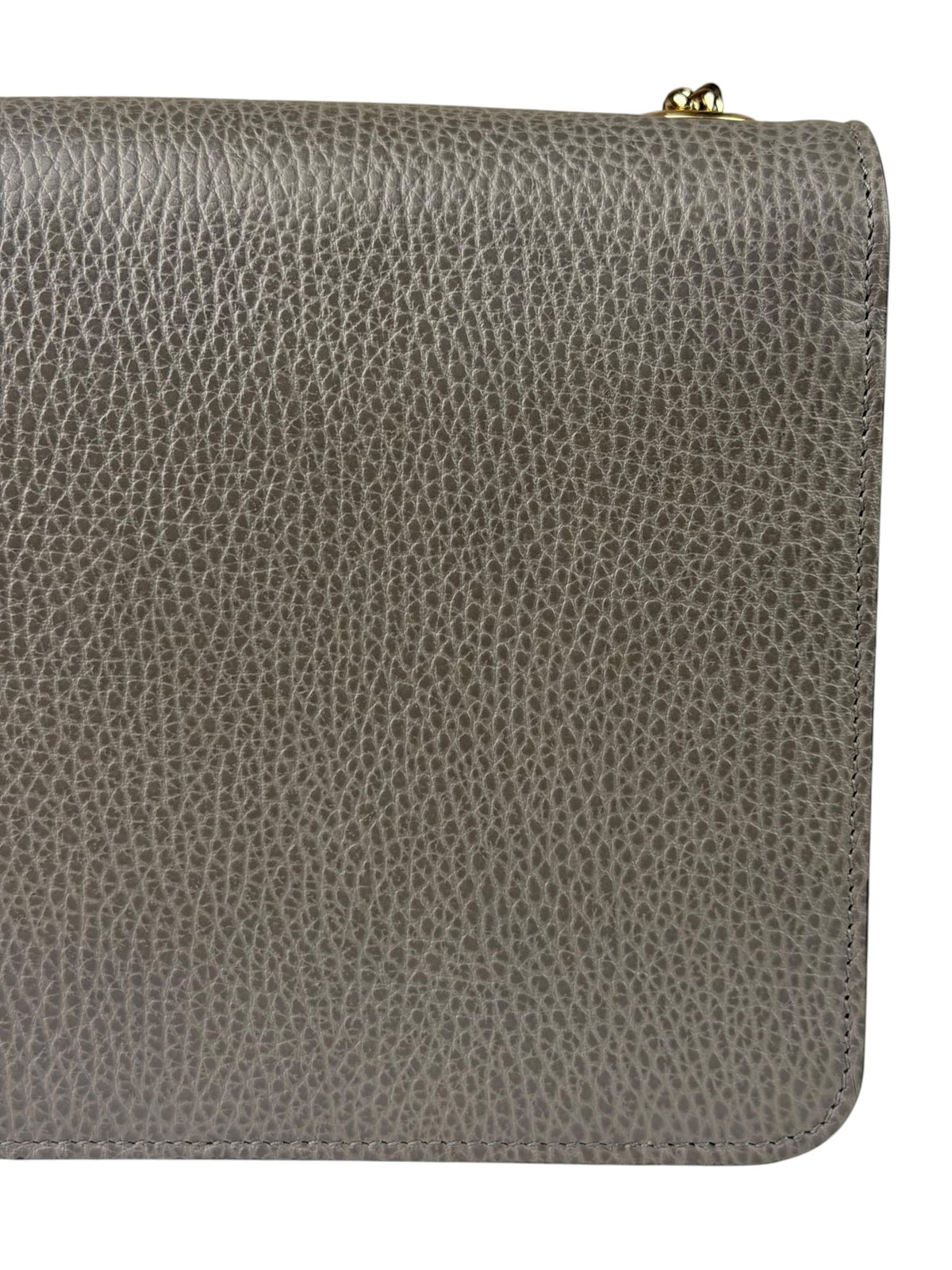 Gucci Grey Calfskin Interlocking Small G Shoulder Bag