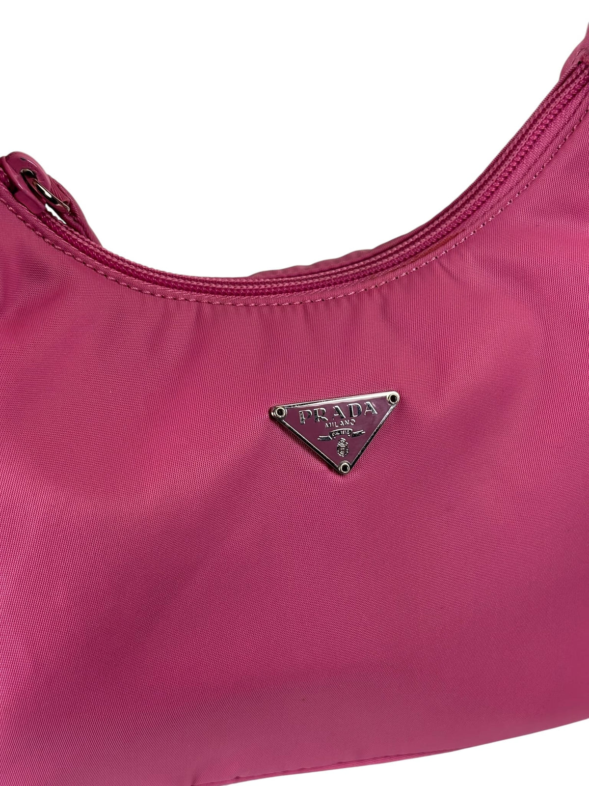 Prada Pink Tessuto Nylon Pochette