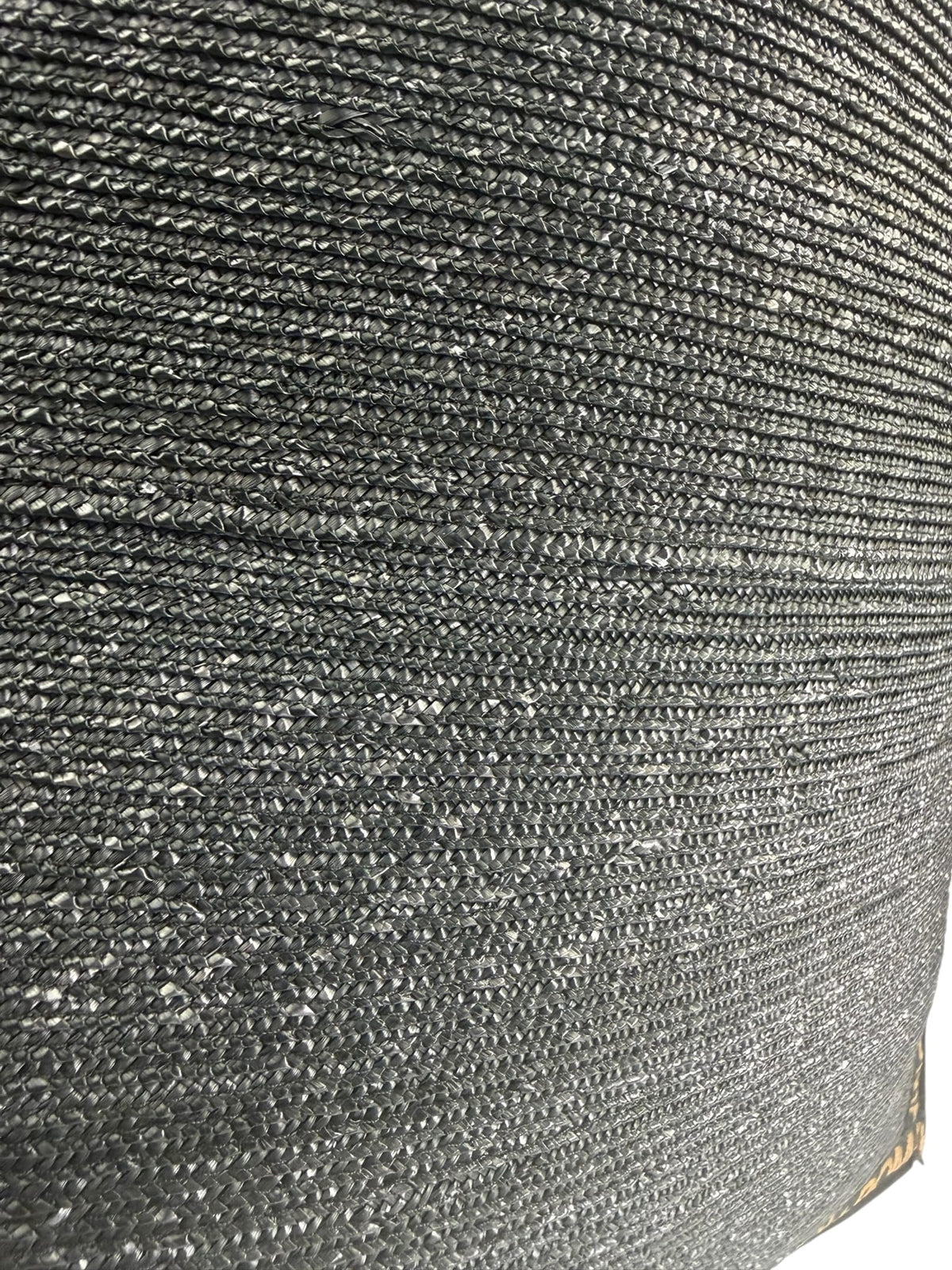 Fendi Black Straw Roma 1925 Tote
