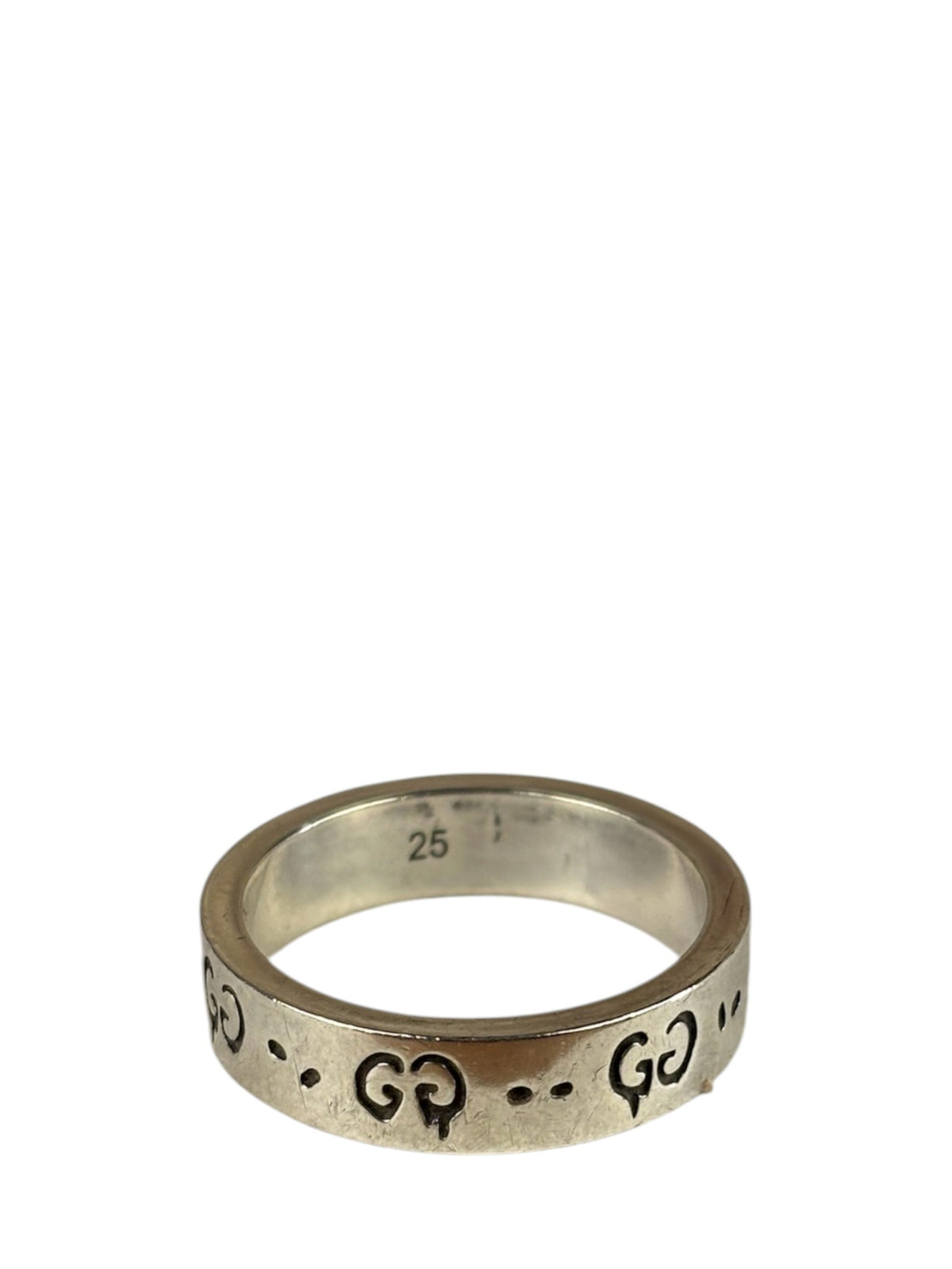 Gucci Silver GG Icon Band Rings
