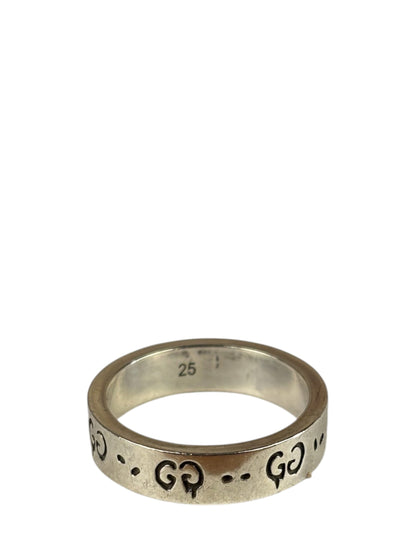 Gucci Silver GG Icon Band Rings