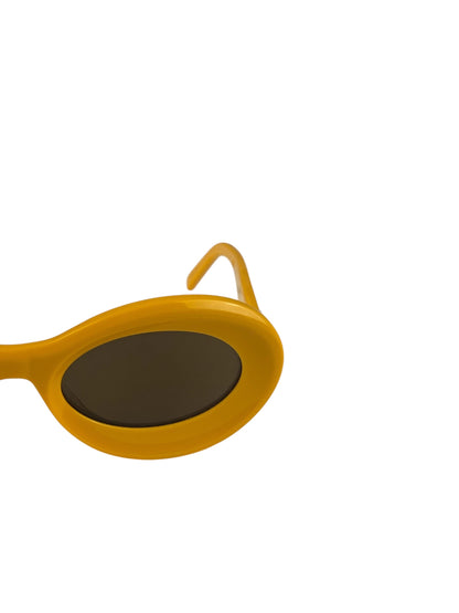 Loewe Glossy Yellow Paula's Ibiza Oval Sunglasses LW40110U