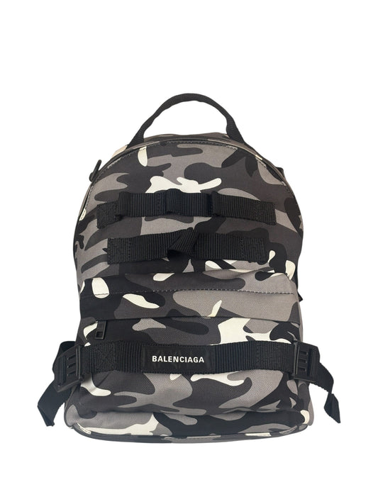 Balenciaga Army Multicarry Backpack White Camo