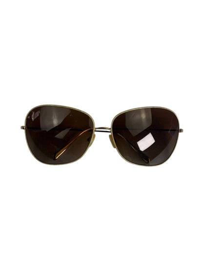 Oliver Peoples Gold-Tone Aviator Sunglasses
