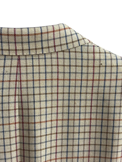 80s/90s Vintage Hermes Plaid Sportcoat (Distressed)