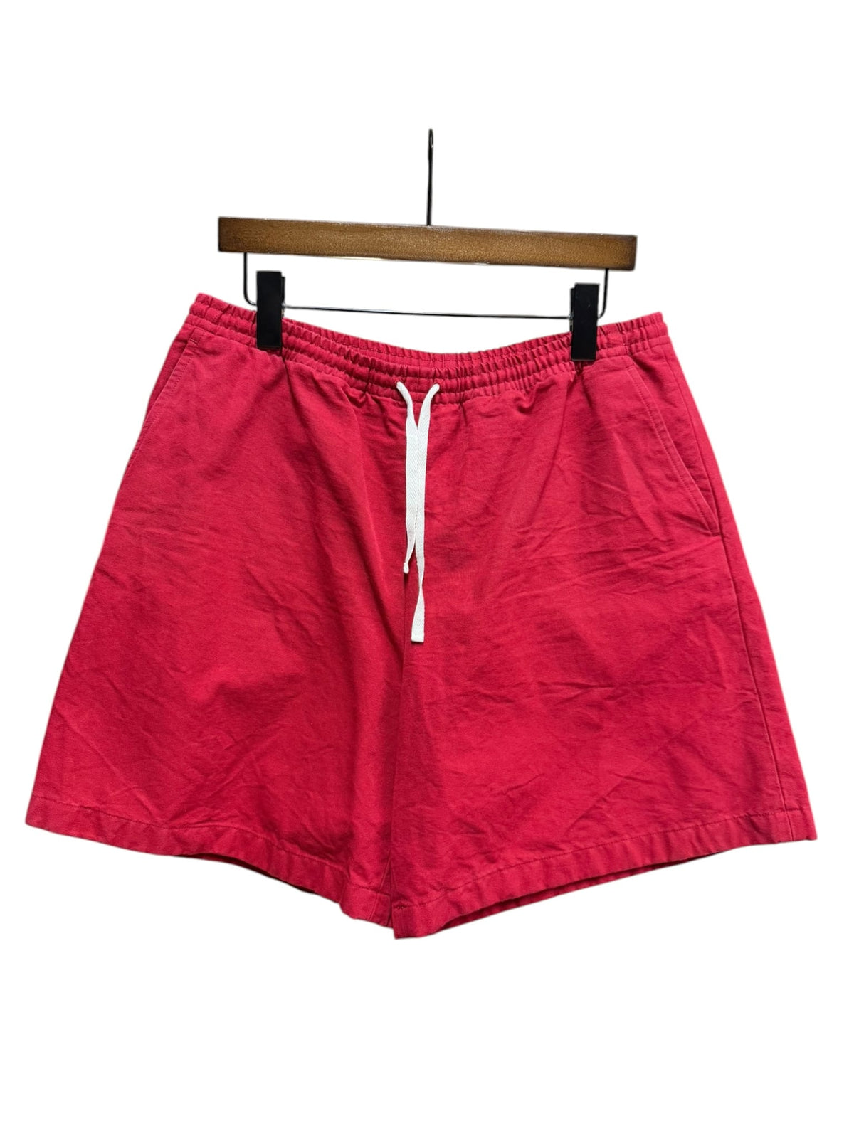 Gucci Bee Logo Embroidered Red Shorts