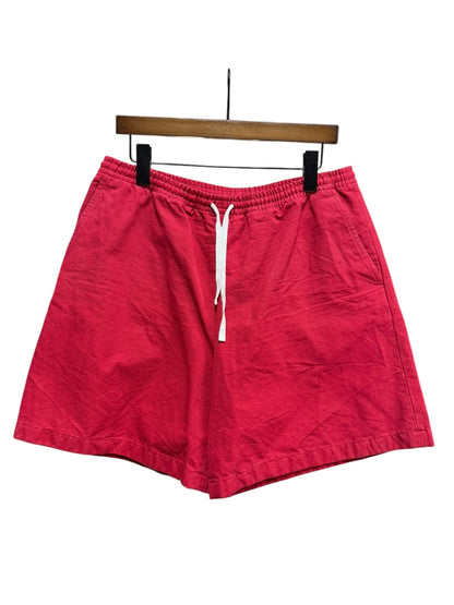 Gucci Bee Logo Embroidered Red Shorts