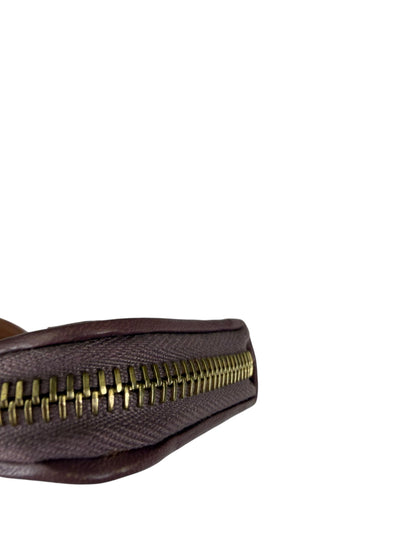 Bottega Veneta Purple Intrecciato Leather Coin/Card Holder