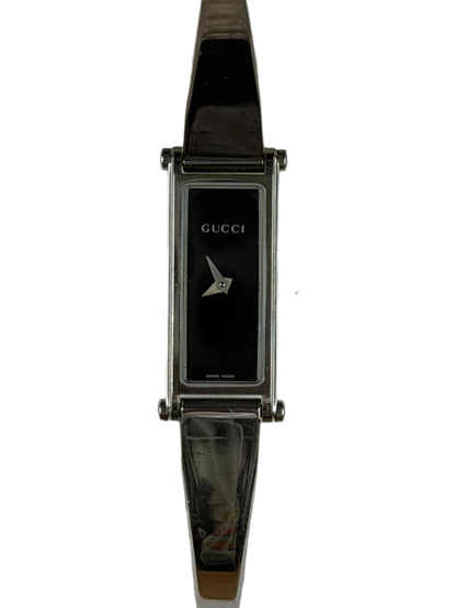 Gucci 1500L Black Dial Bangle Band