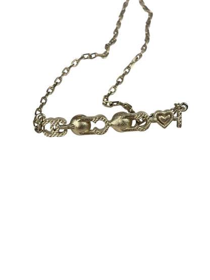 Chanel I love Coco Pearl & Heart Pendant Necklace