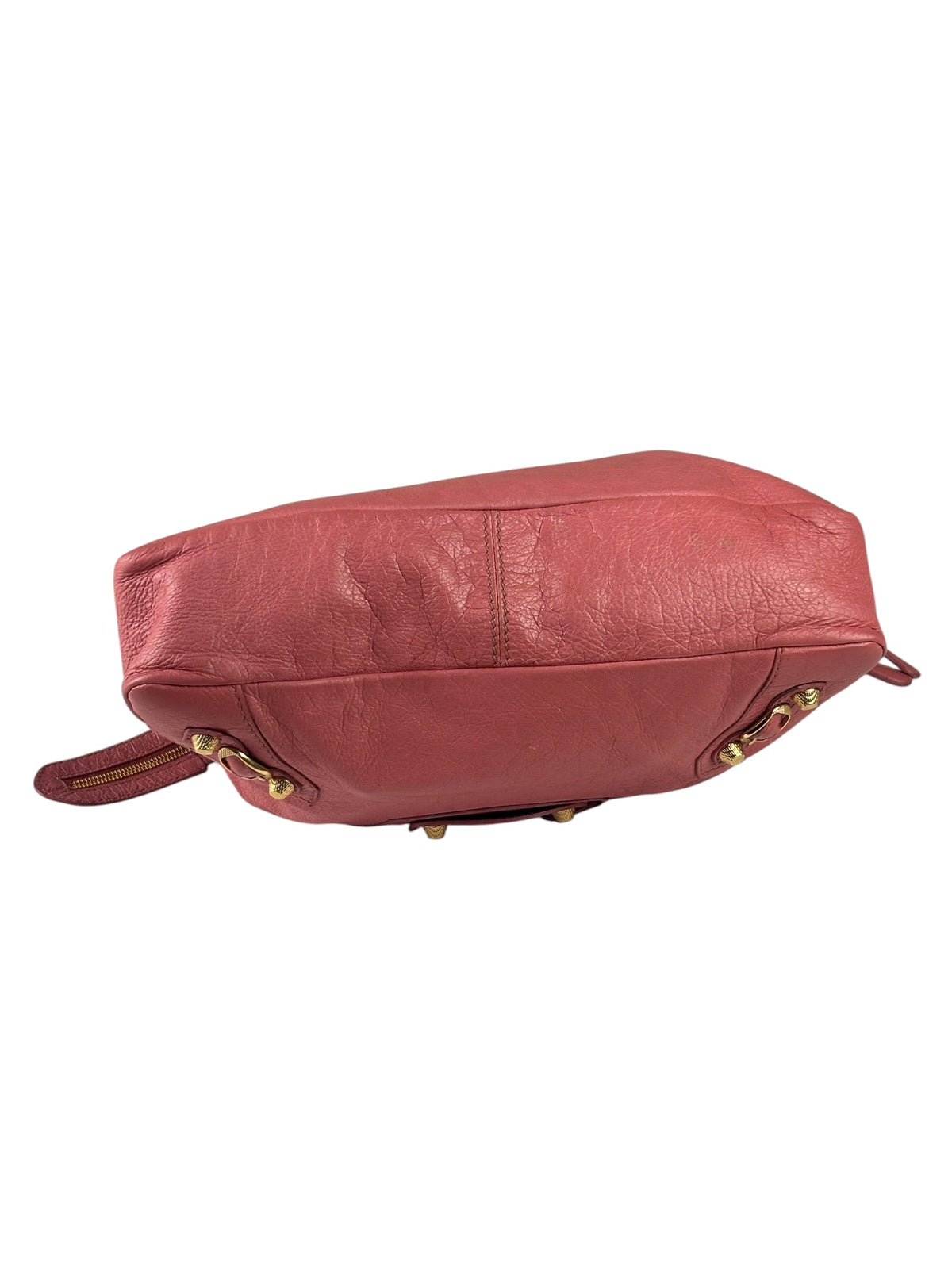 Balenciaga Pink Lambskin Velo Moto Two-Way Bag